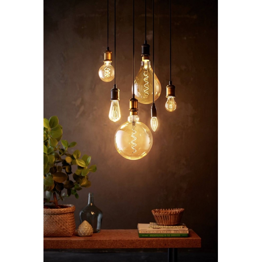 LED Zatemnitvena žarnica VINTAGE Philips G200 E27/7W/230V 2000K