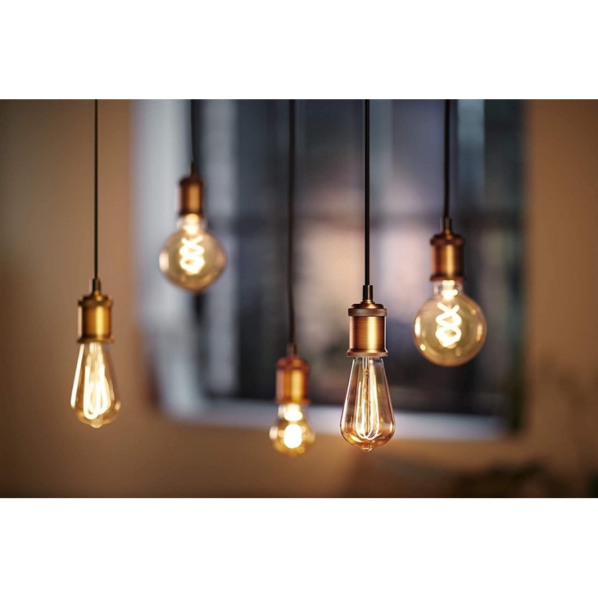 LED Zatemnitvena žarnica VINTAGE Philips G93 E27/4W/230V 1800K