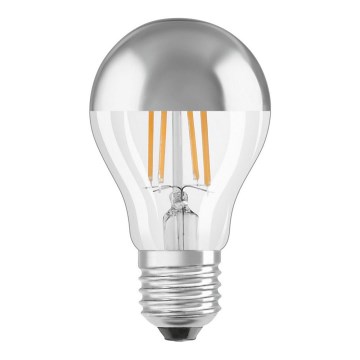 LED Zatemnitvena žarnica z zrcalnim sferičnim pokrovčkom E27/7,5W/230V 2700K - Osram