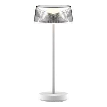 LED Zatemnitvena zunanja namizna svetilka na dotik CASABLANCA LED/3,4W/5V USB 3600 mAh IP44 bela