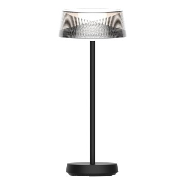 LED Zatemnitvena zunanja namizna svetilka na dotik CASABLANCA LED/3,4W/5V USB 3600 mAh IP44 črna