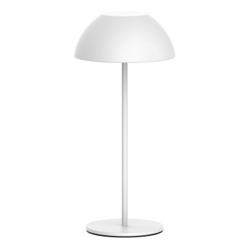 LED Zatemnitvena zunanja namizna svetilka na dotik TANZANIA LED/1,8W/5V USB 1800 mAh IP44 bela