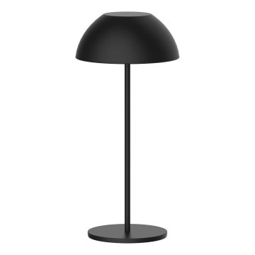 LED Zatemnitvena zunanja namizna svetilka na dotik TANZANIA LED/1,8W/5V USB 1800 mAh IP44 črna