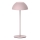 LED Zatemnitvena zunanja namizna svetilka na dotik TANZANIA LED/1,8W/5V USB 1800 mAh IP44 roza