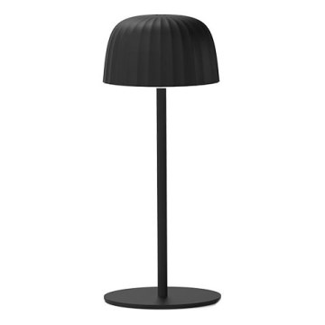 LED Zatemnitvena zunanja polnilna namizna svetilka VIVIEN LED/3W/5V 2700K 1600 mAh IP54 črna