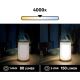 LED Zatemnitvena zunanja svetilka CARDEA LED/2W/5V bambus IP44
