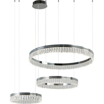 LED zatemnitveni kristalni lestenec na kablu THALIA LED/120W/230V 3000-6000K + daljinski upravljalnik