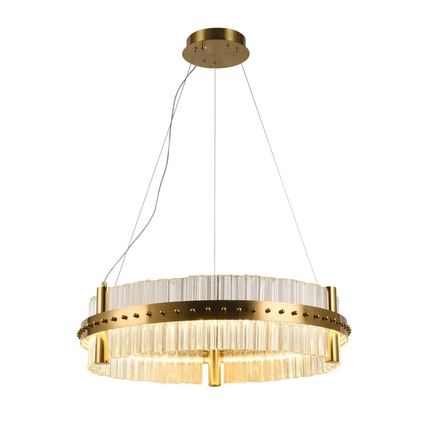 LED Zatemnitveni kristalni lestenec na vrvici LED/40W/230V 3000-6500K + Daljinski upravljalnik