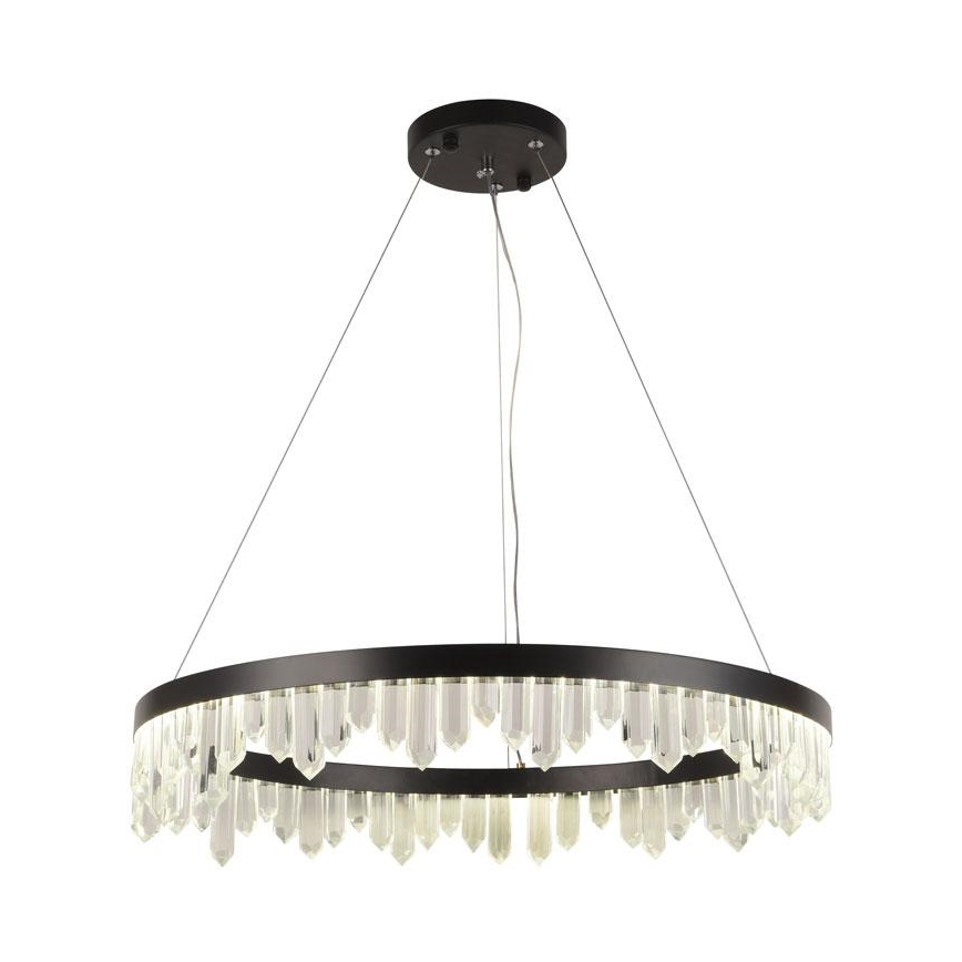 LED Zatemnitveni kristalni lestenec na vrvici LED/40W/230V 3000-6500K + Daljinski upravljalnik