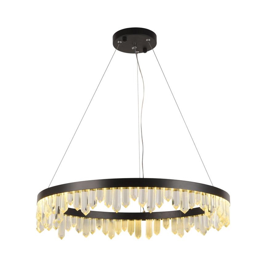 LED Zatemnitveni kristalni lestenec na vrvici LED/40W/230V 3000-6500K + Daljinski upravljalnik