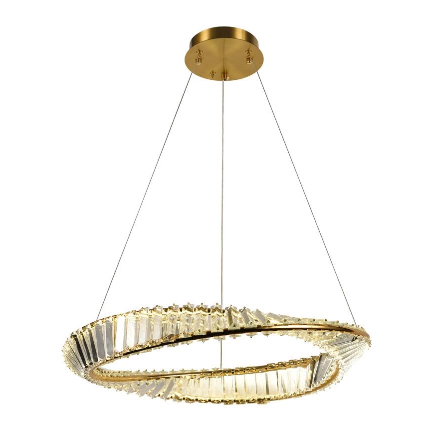 LED Zatemnitveni kristalni lestenec na vrvici LED/40W/230V 3000-6500K + Daljinski upravljalnik