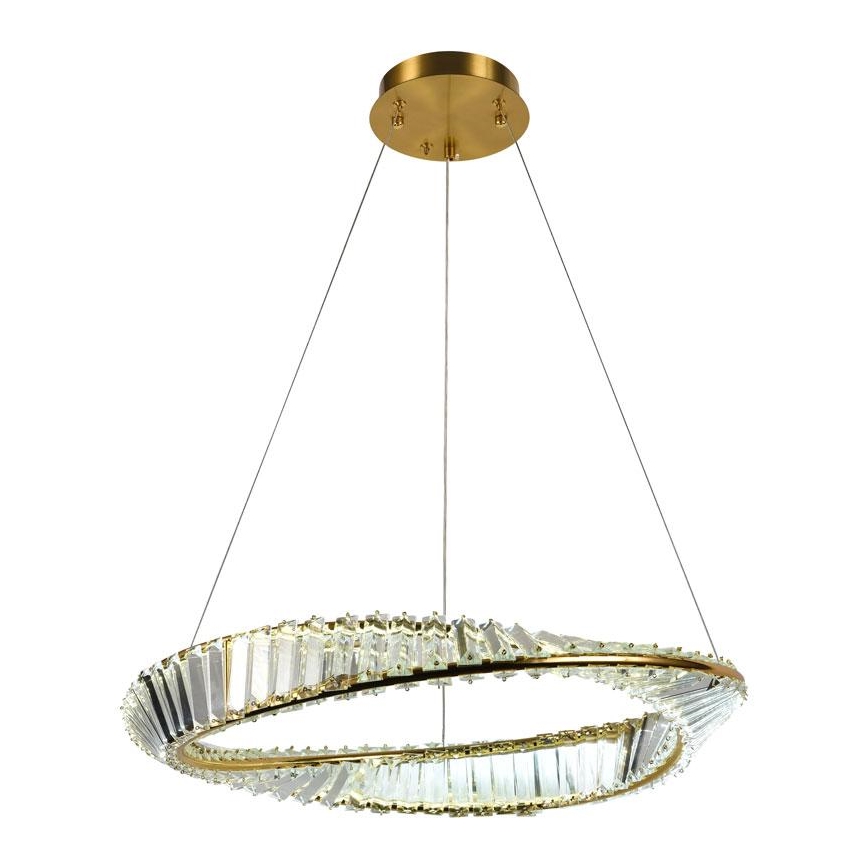 LED Zatemnitveni kristalni lestenec na vrvici LED/40W/230V 3000-6500K + Daljinski upravljalnik