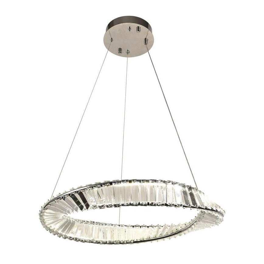 LED Zatemnitveni kristalni lestenec na vrvici LED/40W/230V 3000-6500K + Daljinski upravljalnik