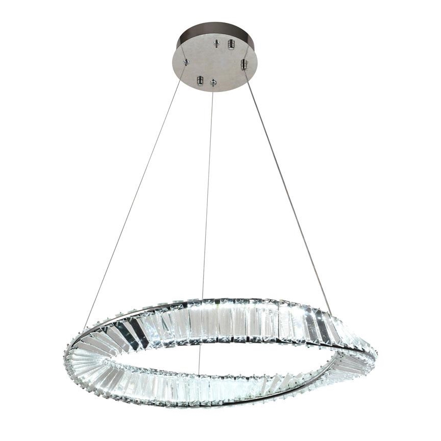 LED Zatemnitveni kristalni lestenec na vrvici LED/40W/230V 3000-6500K + Daljinski upravljalnik