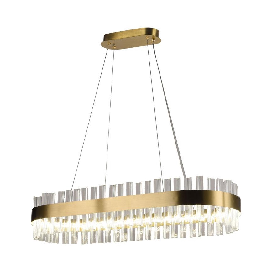 LED Zatemnitveni kristalni lestenec na vrvici LED/45W/230V 3000-6500K + Daljinski upravljalnik