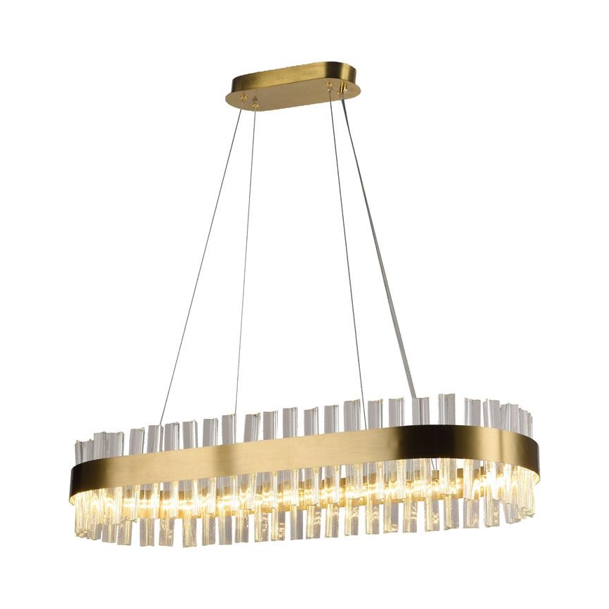 LED Zatemnitveni kristalni lestenec na vrvici LED/45W/230V 3000-6500K + Daljinski upravljalnik