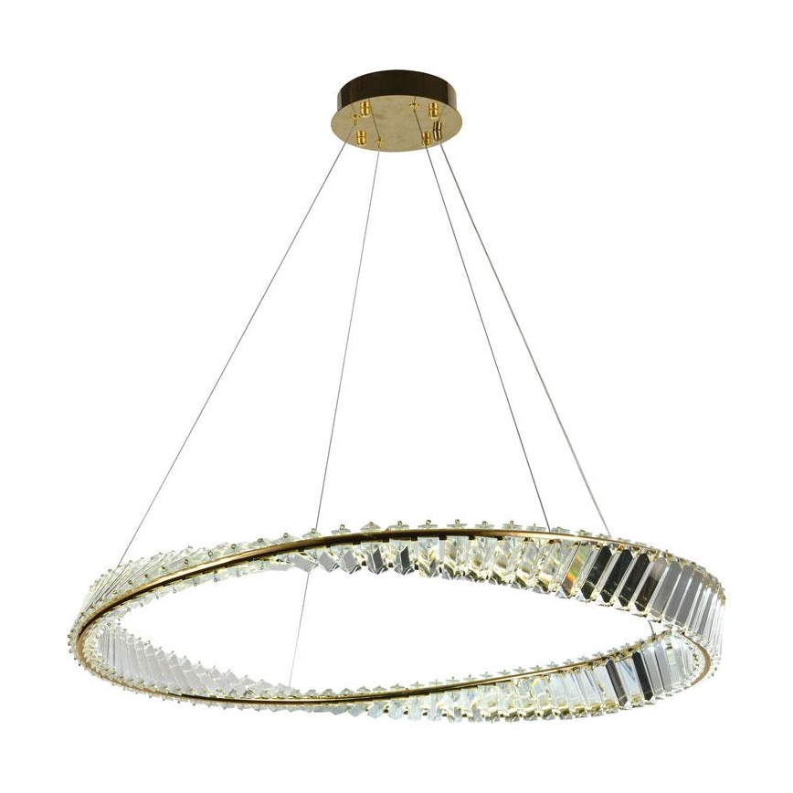 LED Zatemnitveni kristalni lestenec na vrvici LED/50W/230V 3000-6500K + Daljinski upravljalnik