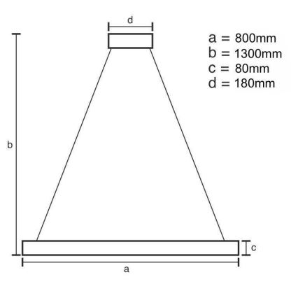 LED Zatemnitveni kristalni lestenec na vrvici LED/50W/230V 3000-6500K + Daljinski upravljalnik