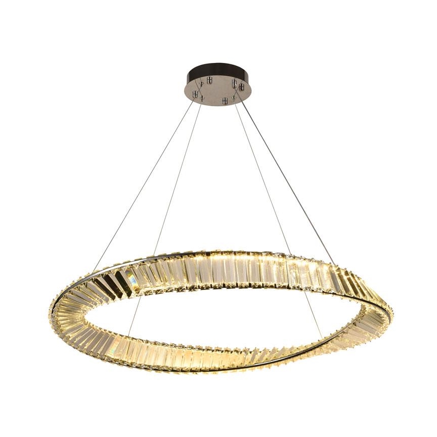 LED Zatemnitveni kristalni lestenec na vrvici LED/50W/230V 3000-6500K + Daljinski upravljalnik