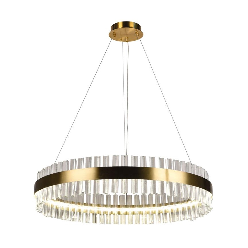 LED Zatemnitveni kristalni lestenec na vrvici LED/55W/230V 3000-6500K + Daljinski upravljalnik