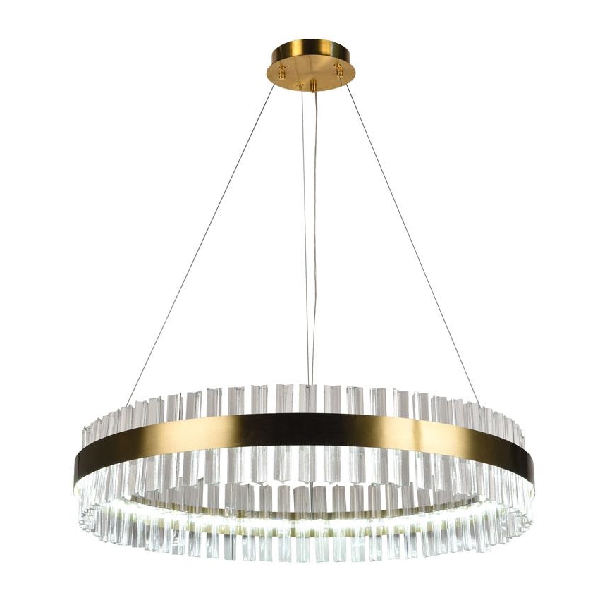 LED Zatemnitveni kristalni lestenec na vrvici LED/55W/230V 3000-6500K + Daljinski upravljalnik