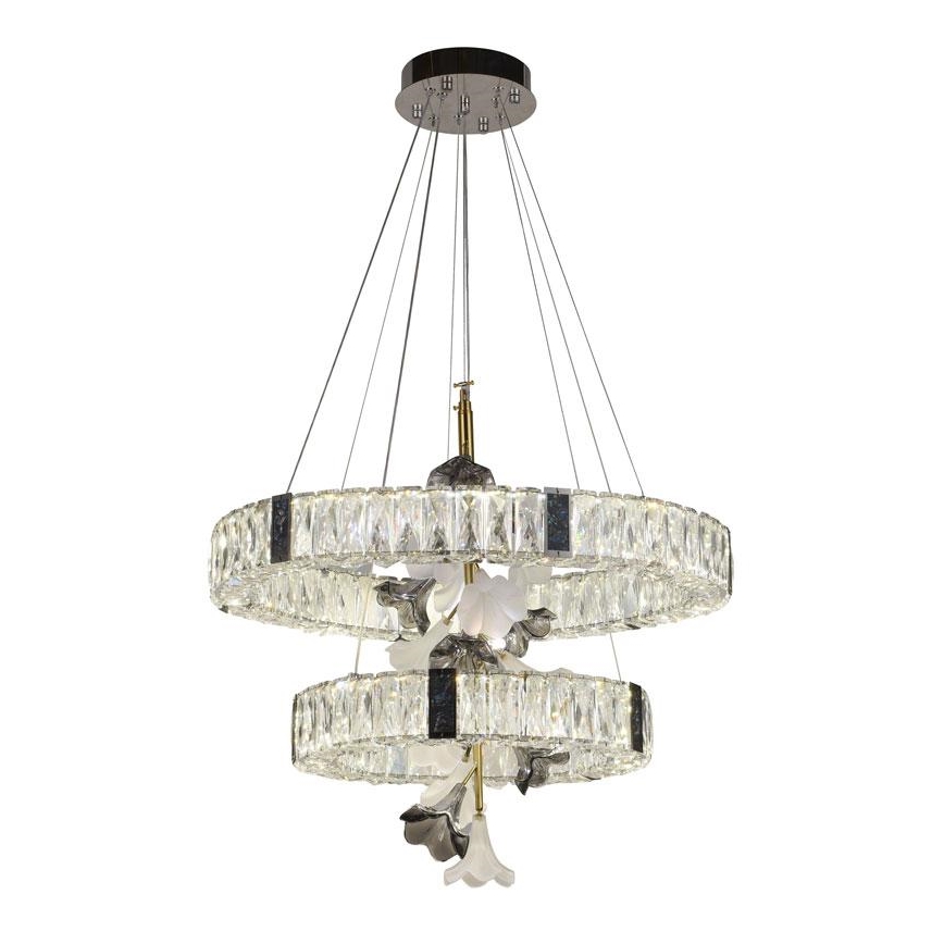 LED Zatemnitveni kristalni lestenec na vrvici LED/70W/230V 3000-6500K + Daljinski upravljalnik