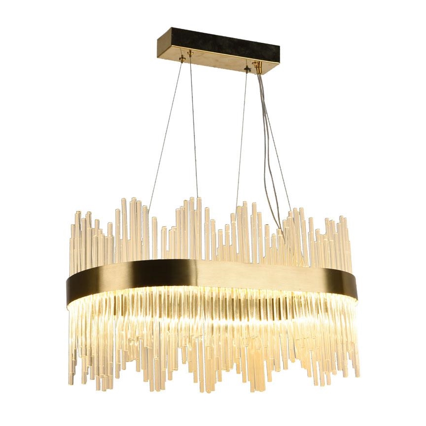 LED Zatemnitveni kristalni lestenec na vrvici LED/70W/230V 3000-6500K + Daljinski upravljalnik