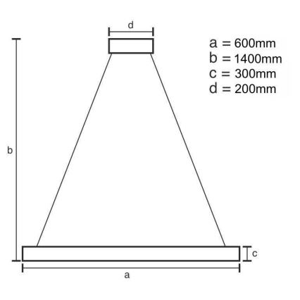 LED Zatemnitveni kristalni lestenec na vrvici LED/80W/230V 3000-6500K + Daljinski upravljalnik