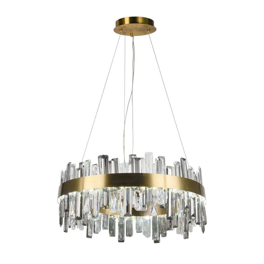 LED Zatemnitveni kristalni lestenec na vrvici LED/80W/230V 3000-6500K + Daljinski upravljalnik