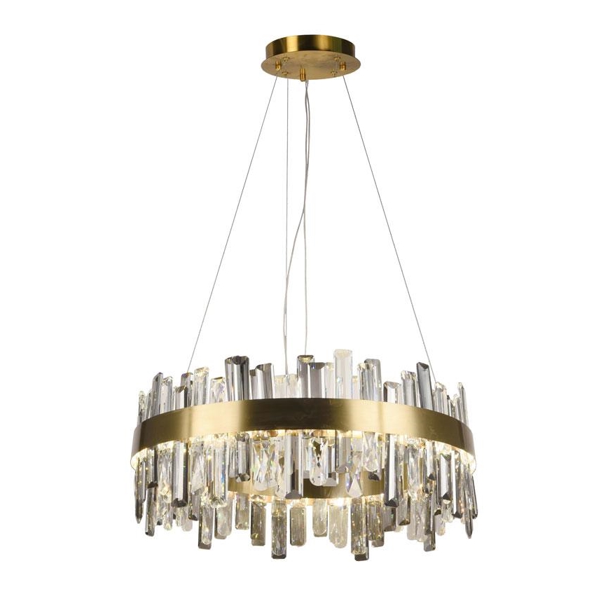 LED Zatemnitveni kristalni lestenec na vrvici LED/80W/230V 3000-6500K + Daljinski upravljalnik
