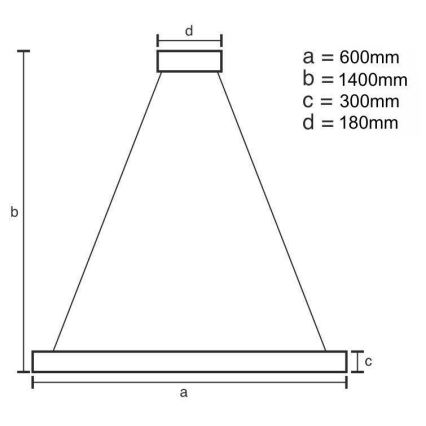 LED Zatemnitveni kristalni lestenec na vrvici LED/80W/230V 3000-6500K + Daljinski upravljalnik