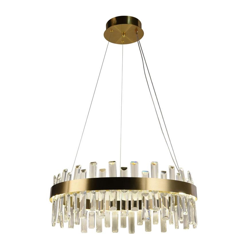LED Zatemnitveni kristalni lestenec na vrvici LED/80W/230V 3000-6500K + Daljinski upravljalnik