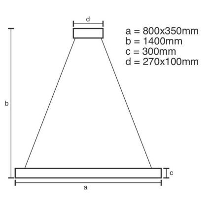 LED Zatemnitveni kristalni lestenec na vrvici LED/90W/230V 3000-6500K + Daljinski upravljalnik