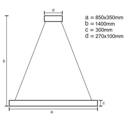 LED Zatemnitveni kristalni lestenec na vrvici LED/90W/230V 3000-6500K + Daljinski upravljalnik