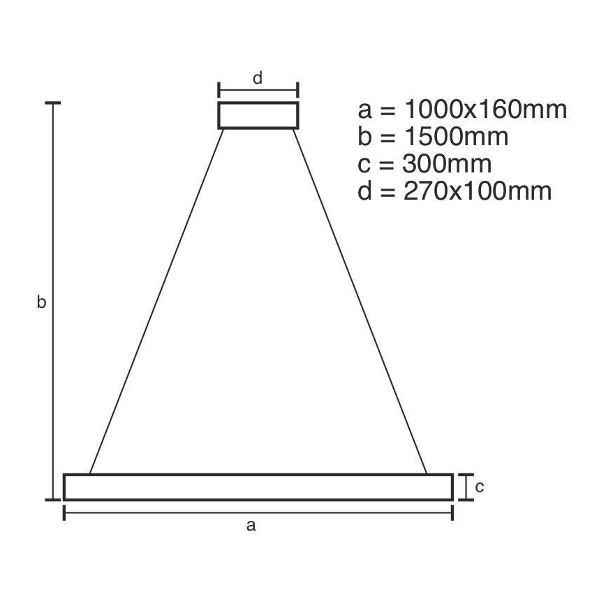 LED Zatemnitveni kristalni lestenec na vrvici LED/95W/230V 3000-6500K + Daljinski upravljalnik
