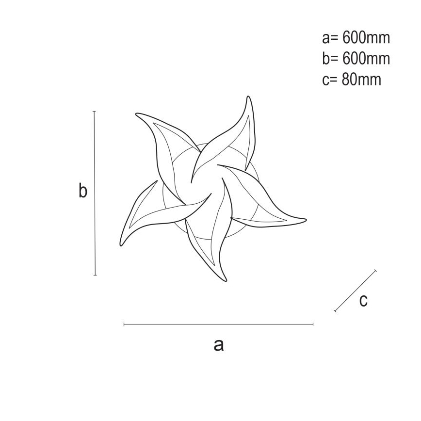 LED Zatemnitveni lestenec LED/100W/230V 3000-6500K + Daljinski upravljalnik