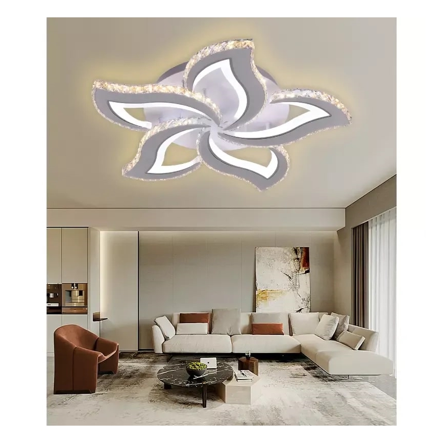 LED Zatemnitveni lestenec LED/100W/230V 3000-6500K + Daljinski upravljalnik