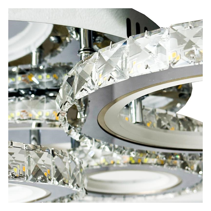 LED Zatemnitveni lestenec LED/120W/230V 3000-6500K + Daljinski upravljalnik