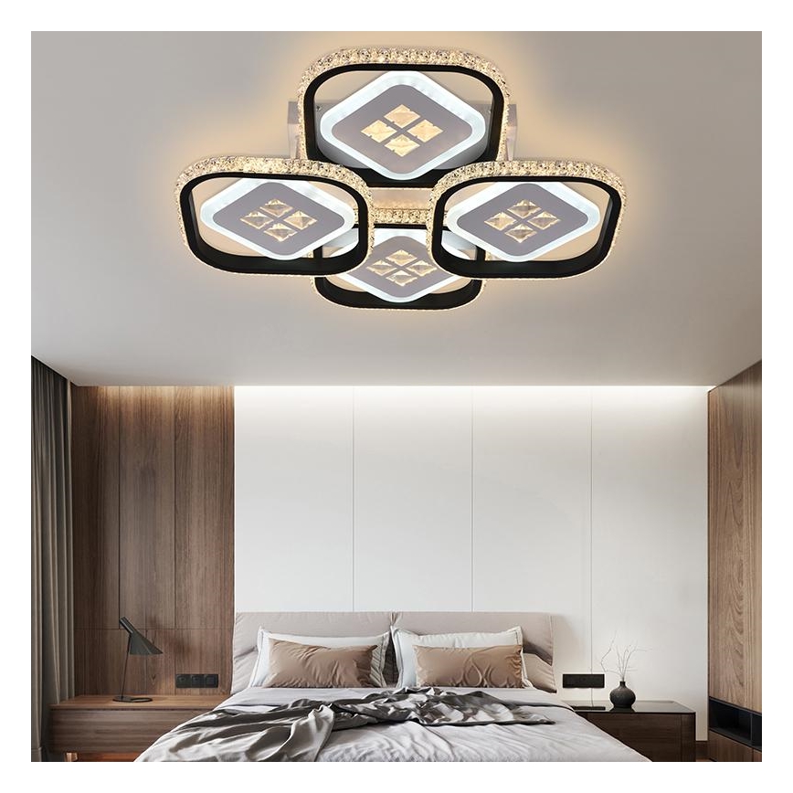 LED Zatemnitveni lestenec LED/130W/230V 3000-6500K + Daljinski upravljalnik
