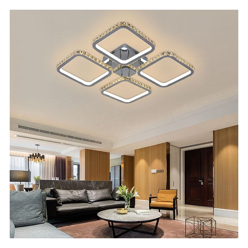 LED Zatemnitveni lestenec LED/160W/230V 3000-6500K + Daljinski upravljalnik