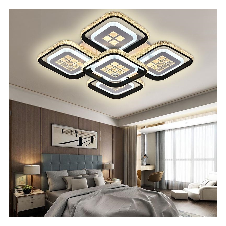 LED Zatemnitveni lestenec LED/180W/230V 3000-6500K + Daljinski upravljalnik