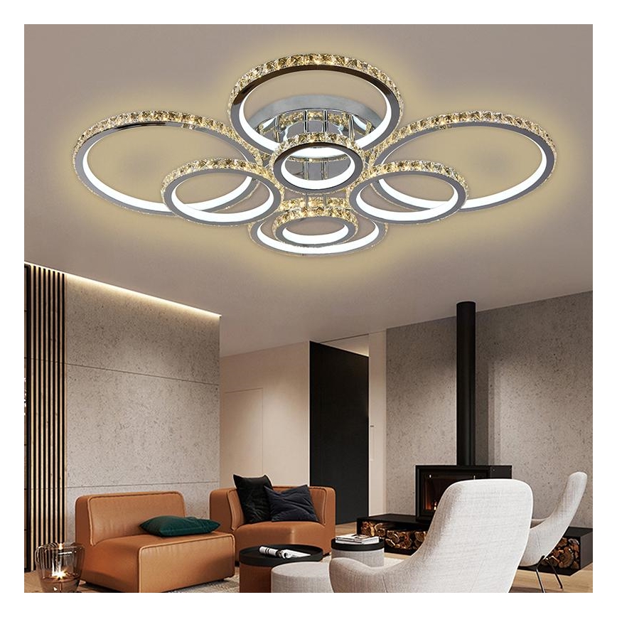 LED Zatemnitveni lestenec LED/315W/230V 3000-6500K + Daljinski upravljalnik