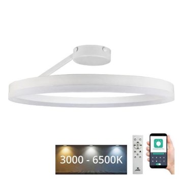 LED Zatemnitveni lestenec LED/40W/230V 3000-6500K bela + Daljinski upravljalnik