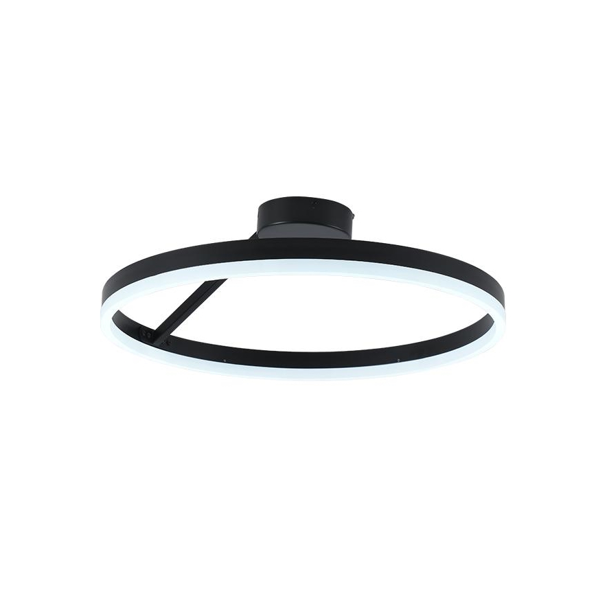 LED Zatemnitveni lestenec LED/40W/230V 3000-6500K črna + Daljinski upravljalnik