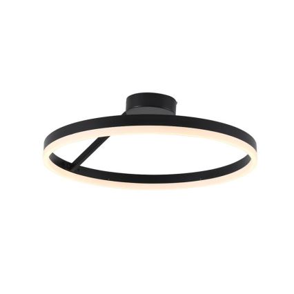 LED Zatemnitveni lestenec LED/40W/230V 3000-6500K črna + Daljinski upravljalnik