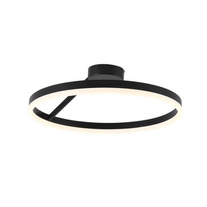 LED Zatemnitveni lestenec LED/40W/230V 3000-6500K črna + Daljinski upravljalnik