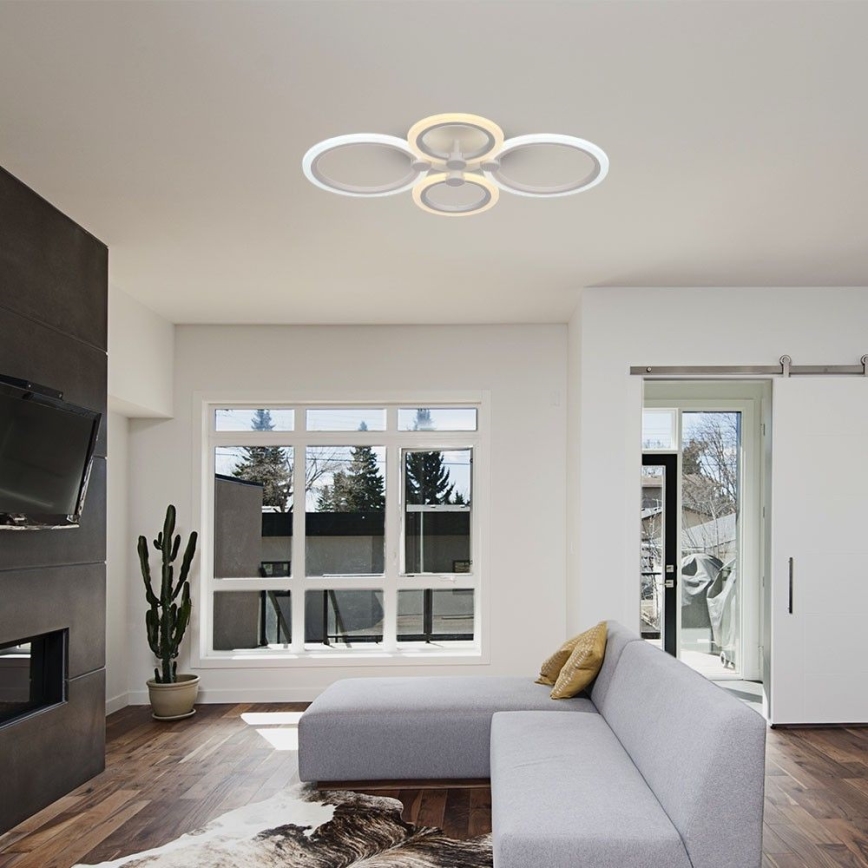 LED Zatemnitveni lestenec LED/45W/230V 3000-6500K + Daljinski upravljalnik