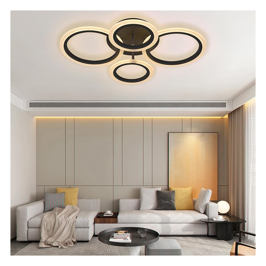 LED Zatemnitveni lestenec LED/50W/230V 3000-6500K + Daljinski upravljalnik