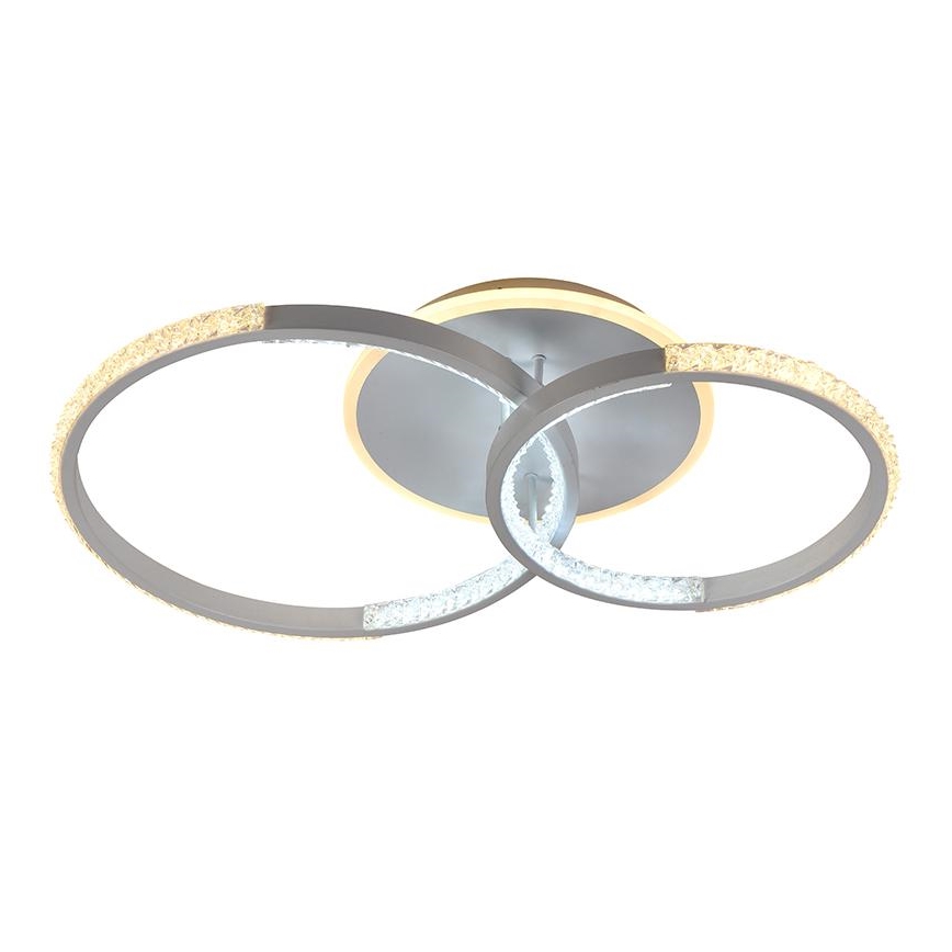 LED Zatemnitveni lestenec LED/55W/230V 3000-6500K + Daljinski upravljalnik