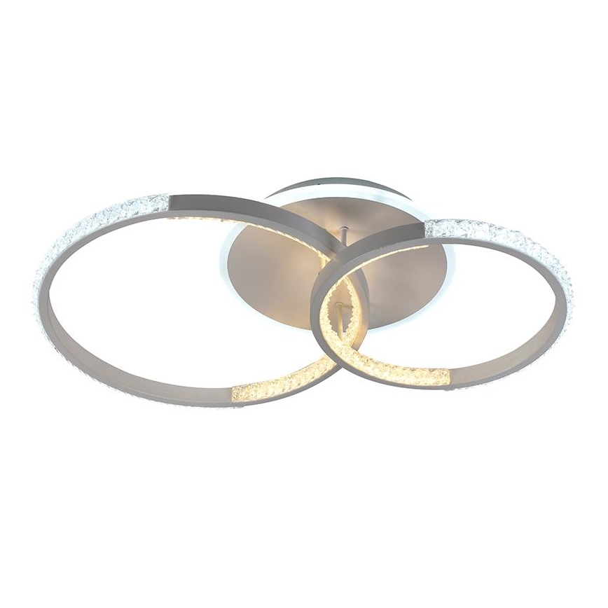 LED Zatemnitveni lestenec LED/55W/230V 3000-6500K + Daljinski upravljalnik